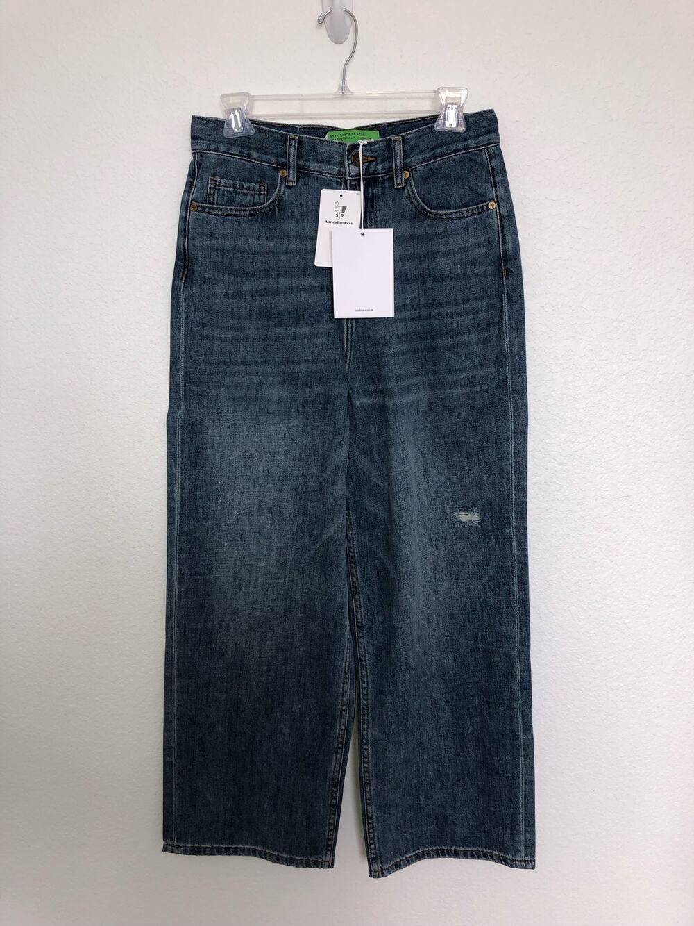 Sandrine Rose Wide Leg High-Rise Jeans - 27